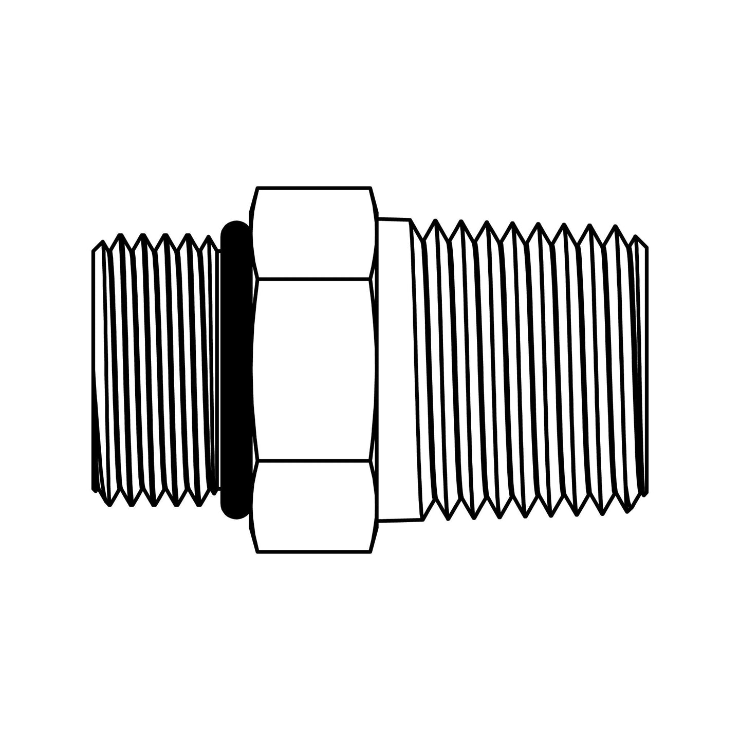 SS - 6401 - 08 - 06 - FG O-Ring to Pipe - GetHydraulics.com