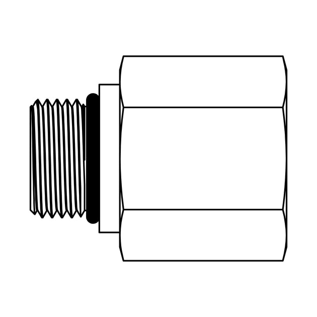 SS - 6405 - 08 - 06 - FG O-Ring to Pipe - GetHydraulics.com