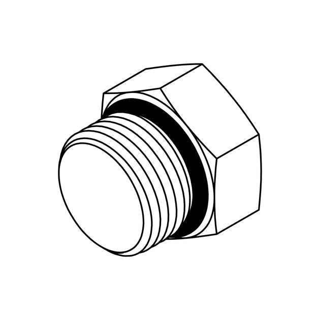 SS - 6408 - 05 - FG O-Ring Hex Plug - GetHydraulics.com