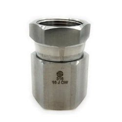 SS1405 - 08 - 08 Swivel Adapter, 1/2 in FPT x 1/2 in FNPSM, Stainless Steel - GetHydraulics.com
