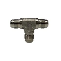 SS2603 - 08 - 08 - 08 Bulkhead Tee, 1/2 in Male JIC x 1/2 in Male JIC x 1/2 in MJIC, Stainless Steel - GetHydraulics.com