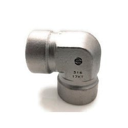 SS5504 - 12 - 12 90 deg Elbow, 3/4 in FNPT x 3/4 in FNPT, Stainless Steel - GetHydraulics.com