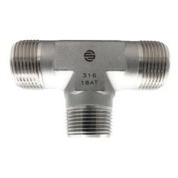 SS5600 - 16 - 16 - 16 Male Union Tee, 1 - in Male NPTF x 1 - in Male NPTF x 1 - in Male NPTF, 316 Stainless Steel - GetHydraulics.com