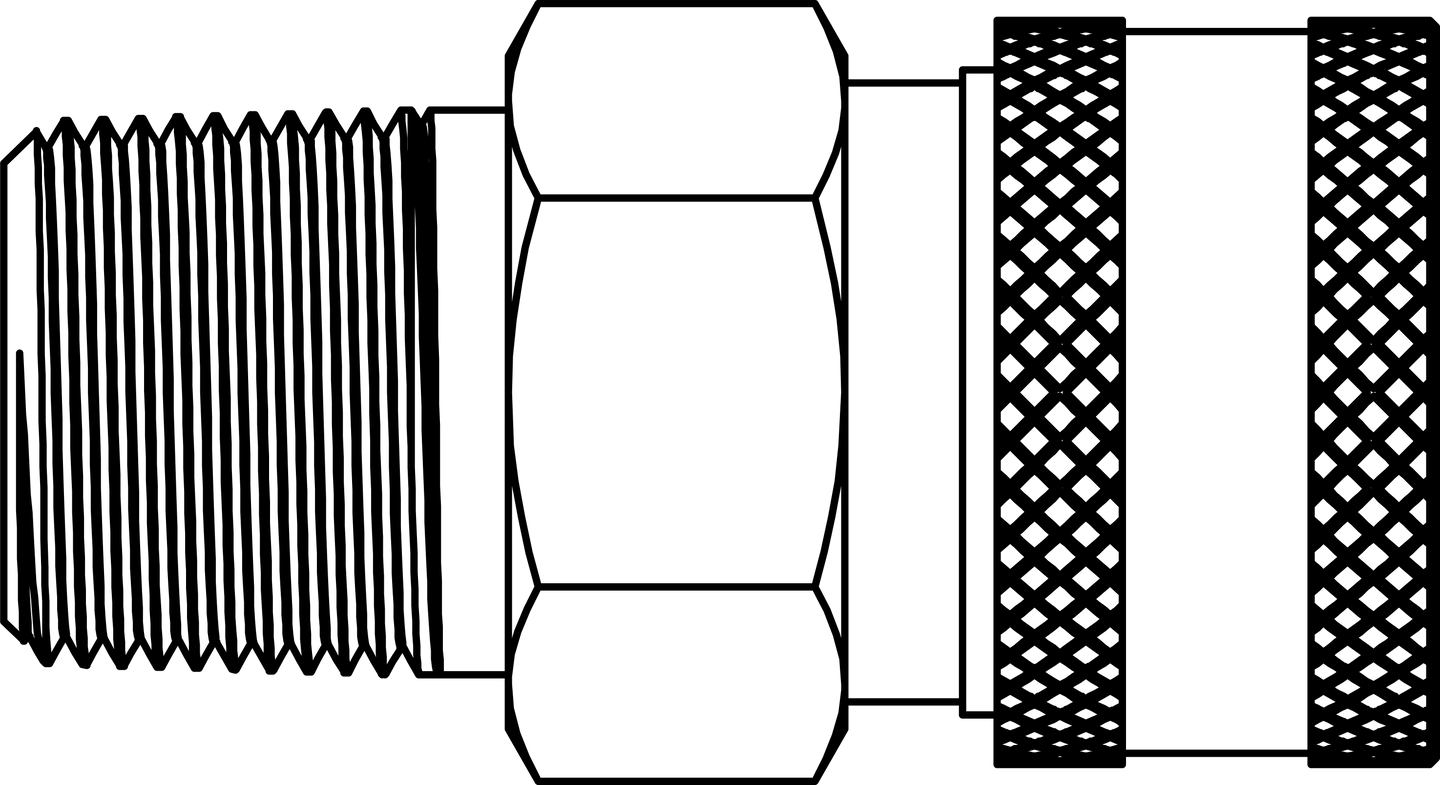 ST - 06F - 06MP - B ST MP Coupler - GetHydraulics