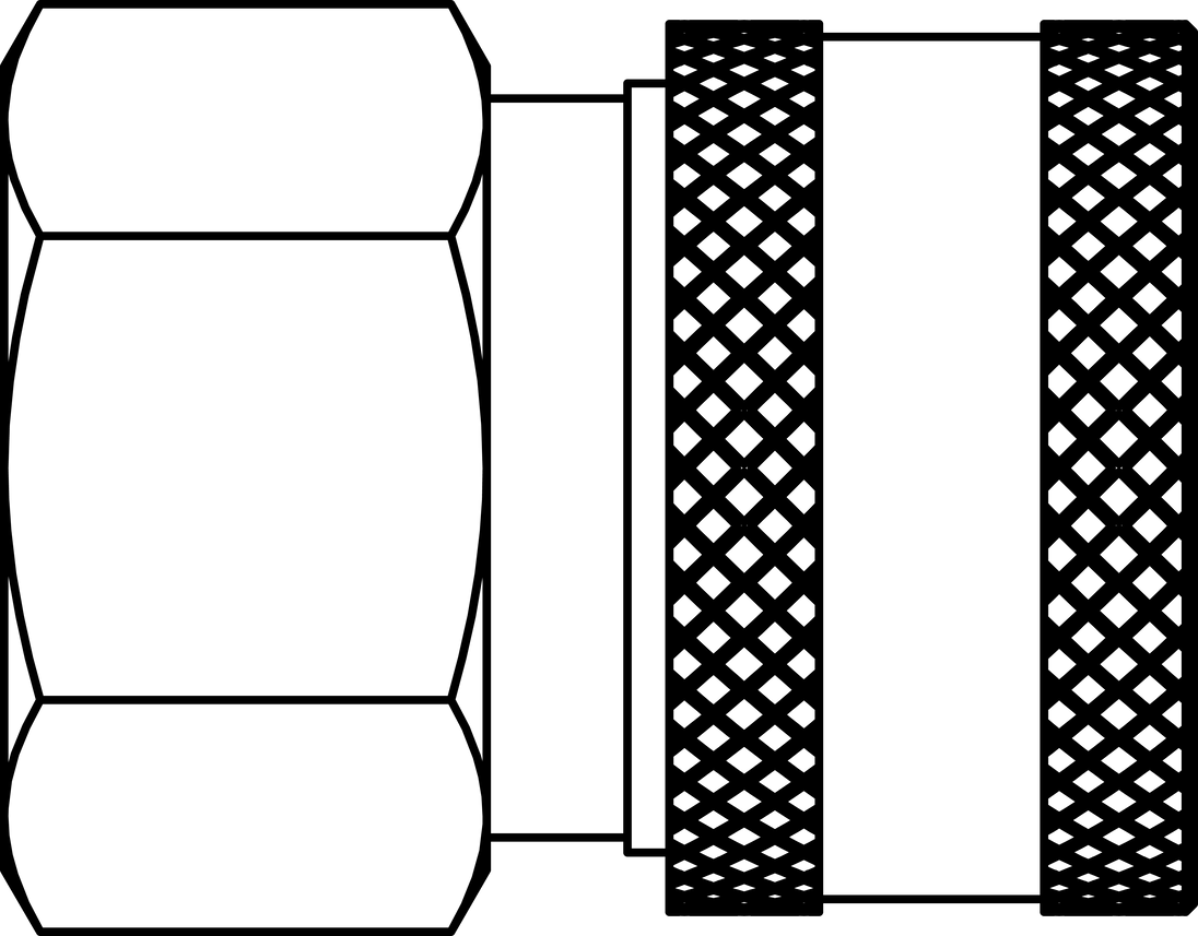 ST - 12F - 12FP - B ST FP Coupler - GetHydraulics