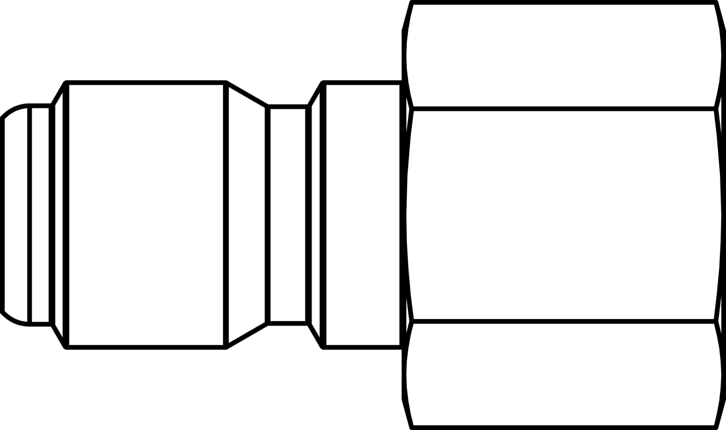 ST - 12M - 12FP - S ST FP Tip - GetHydraulics