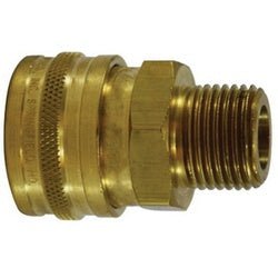 ST Series 28669 High Flow Coupler, 3/4 in MPT, Brass - GetHydraulics.com