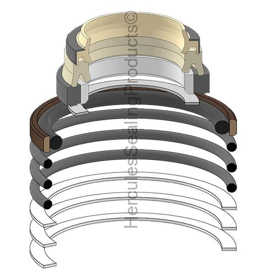 TAK-19000-78999 Takeuchi Hydraulic Cylinder Seal Kit 55.00 _ 80.00 - Union Hydraulics