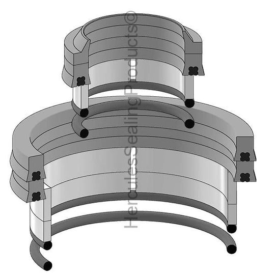 TBJ-8450702 Timberjack Hydraulic Cylinder Seal Kit 1-3/4 _ 4 - Union Hydraulics