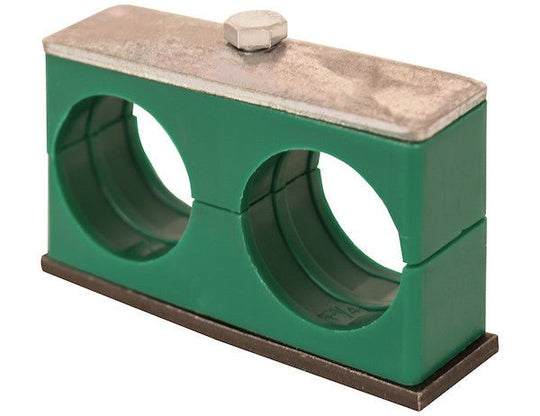 TSCP075 Twin Series Clamp For Pipe 3/4 Inch I.D. - GetHydraulics