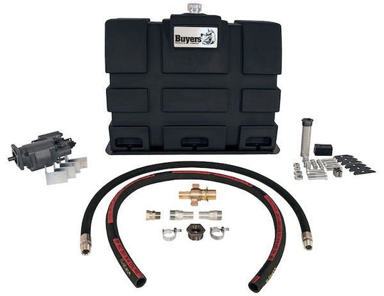 UWLK50PDMCW 50 Gallon Upright Reservoir/Direct Mount Pump Wetline Kit CW With Poly Tank - GetHydraulics