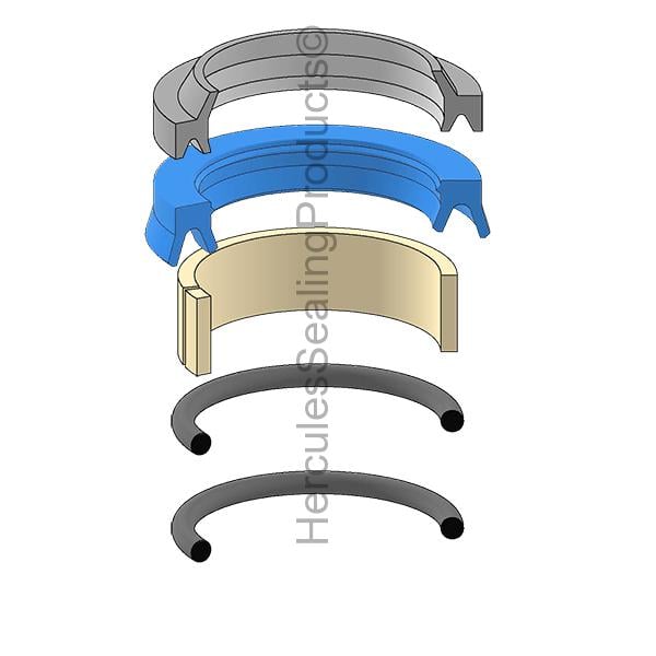 VI-6533N-TZCC Vickers / Eaton, TZ Series, 0.625 Rod, Hydraulic Rod Seal Kit - Union Hydraulics