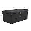 1712230 - 13.5X15/9.25X32/29.5 INCH BLACK POLY MULTIPURPOSE CHEST - GetHydraulics